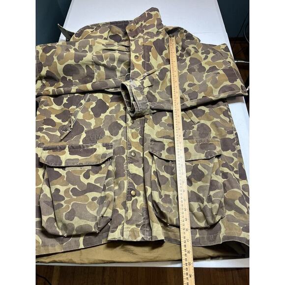 VINTAGE Mount'n Prairie Jacket L Brown Duck Canvas Hunting Coat Camo - Picture 7 of 7